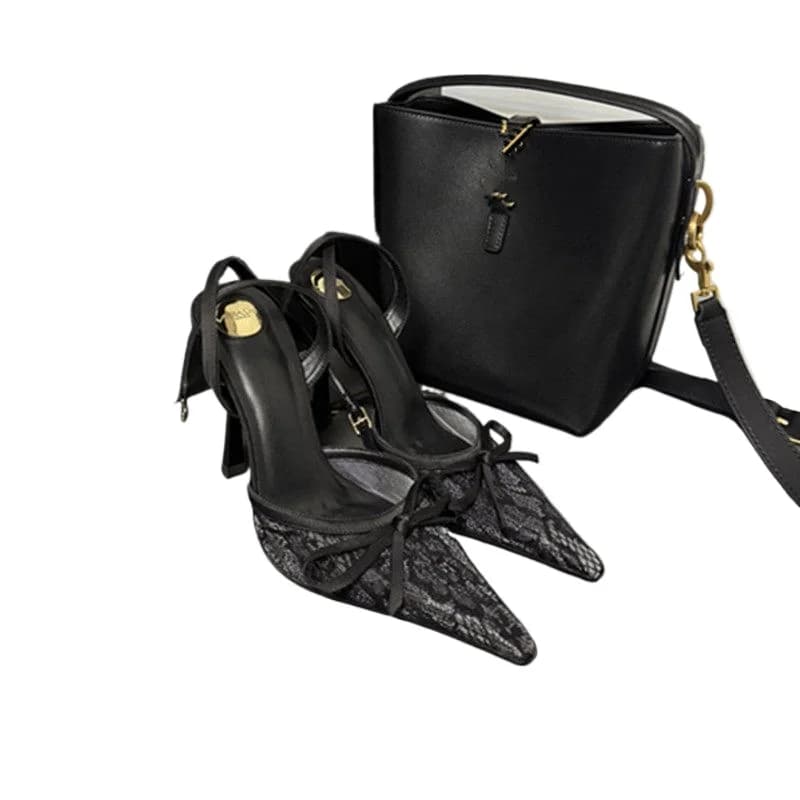 2026 New Summer Fashion Genuine Leather High Heel Sandals Advanced Black Women Sexy Wedding Shoes Party Single Sandals Big Size