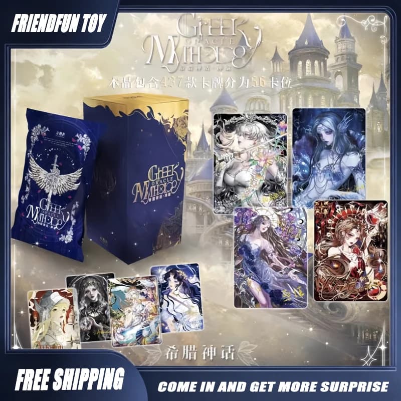 Genuine WANMANSHE Greek Mythology Oracle Collection Cards Booster Box Anime Goddess TCG Trading Card Game Hobby Collectible Gift