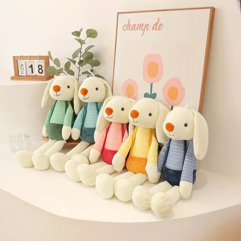 110 cm simpatico coniglietto peluche piccola bambola lancio bambola morbido peluche cuscino per dormire cuscino regali di Natale per bambini e ragazze