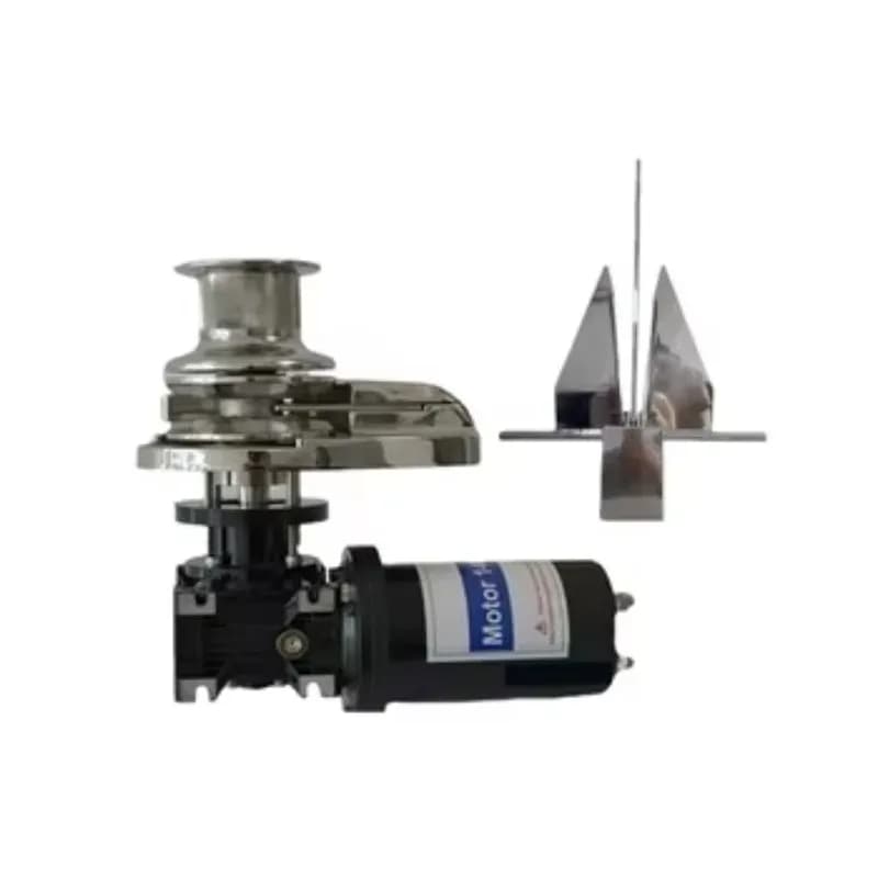 STLF Verricello Elettrico Verricello 12v/24v Motore 600W Max Ancoraggio per Barche