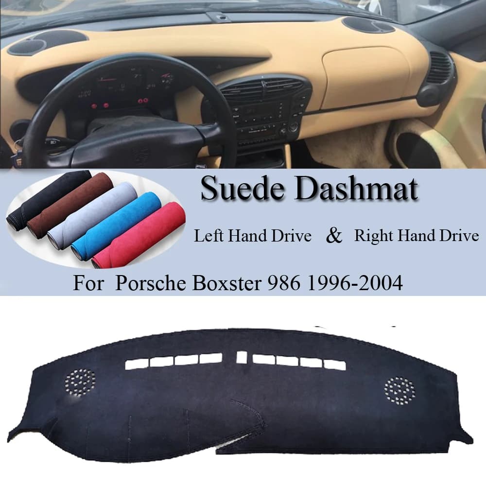 For Porsche Boxster 986 1996 1997 1999 2000-2004 Suede leather Dash Zerbino Dash Zerbino Cover Dash Dash Pad Car accessory