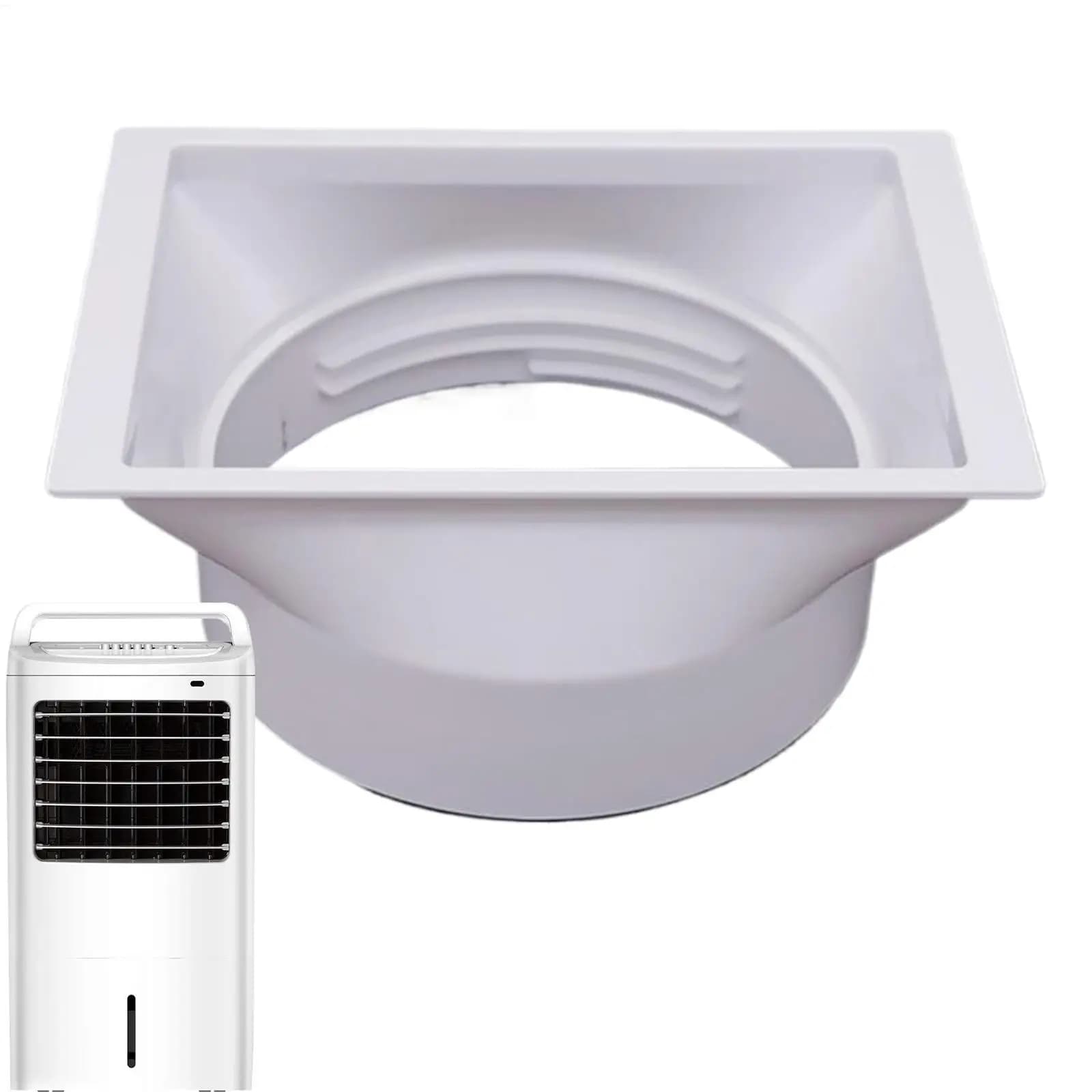 Portable Air Conditioner Hose Connector Leakproof Type Coupler Clockwise counterclockwise Thread Mobile AC Exhaust Duct Adapter