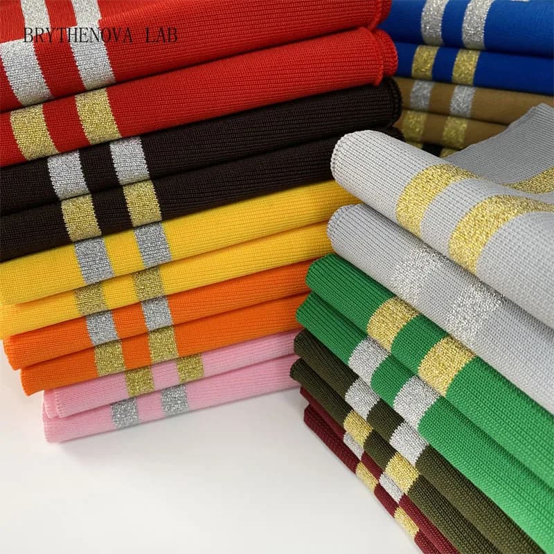 86x14cm high pulling stretch knit ribs, fabric for, Baseball, Sleeve, Clothing, Uniform, Long Cuff, Pendulum Accessories