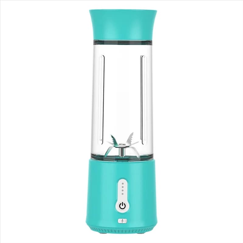 Portable Electric Blender Mini Handheld Fruit Mixer With 6 Blades Personal USB Rechargeable Juices Cup 500ML-A77G