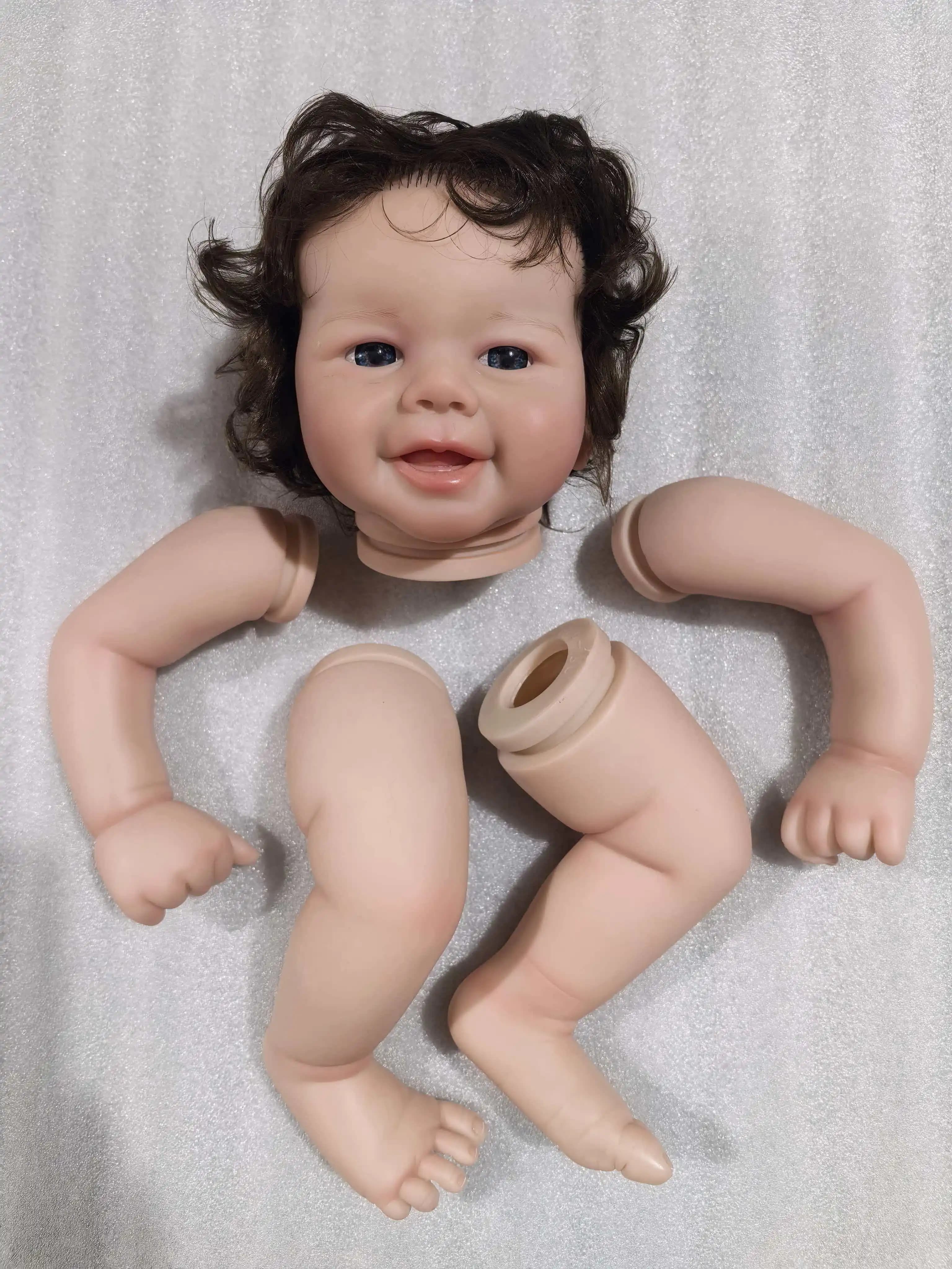Kit bambola rinata realistica Vivienne da 19 pollici NPK Saldi di liquidazione - Dipinto e finito con parti di bambola fai da te per il corpo in tessuto