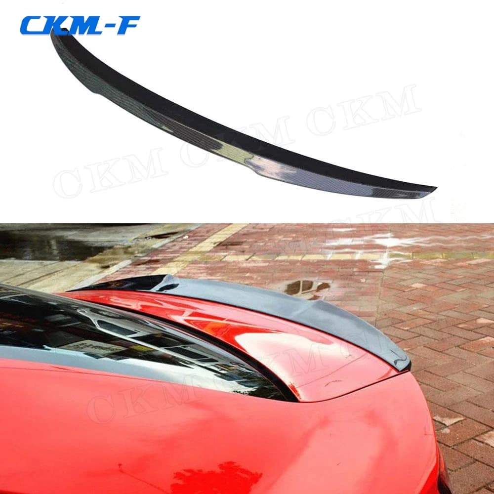 Spoiler posteriore in vera fibra di carbonio per auto da corsa, alettone per bagagliaio per Audi A3 Sline S3 Sedan 2013-2018