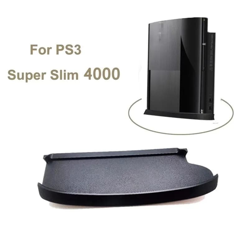 Per PS3 Slim 4000 Console antiscivolo Supporto verticale per Sony Playstation Super Slim 4000 Console Supporto per supporto da gioco Base in plastica