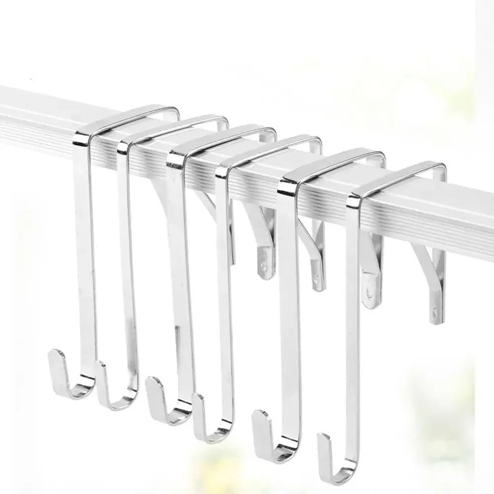 Ganci per porta con ganci organizer in metallo per soggiorno, bagno, camera da letto, cucina, appendiabiti, asciugamani, cappelli, cappotti, ecc.