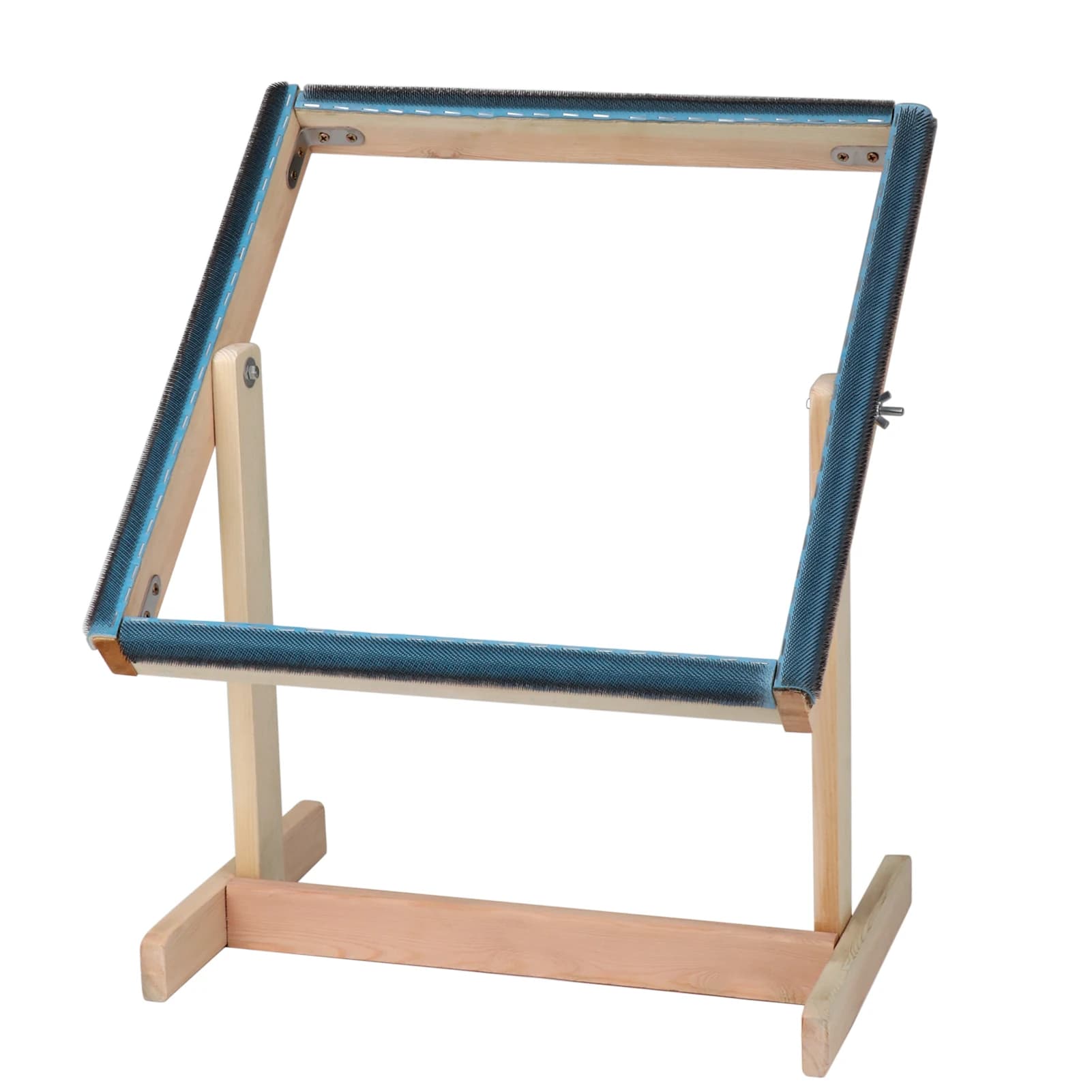 30 cm/40 cm Piazza Cerchio da ricamo Strisce di presa in legno con supporto per punzonatrice Ago Ricamo fai da te Cucito Panno Quilting Telaio