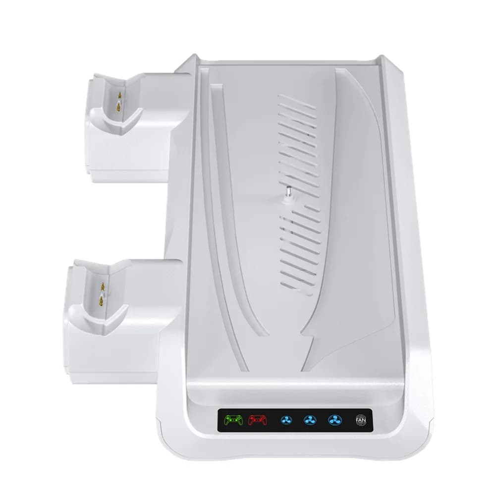 For PS5 Pro Cooling Dock Featuring Integrated Controller Stand And Headphone Hanger For Efficient Heat Dissipation