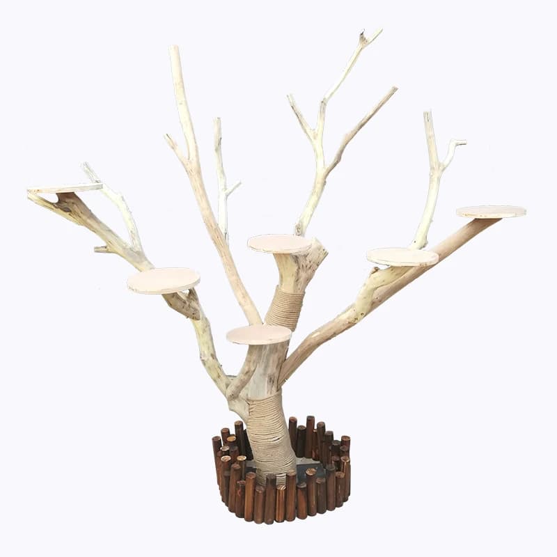Struttura da arrampicata per gatti, nido per gatti, albero da arrampicata per gatti, baule per albero morto integrato, personalizzazione dell'albero per animali domestici