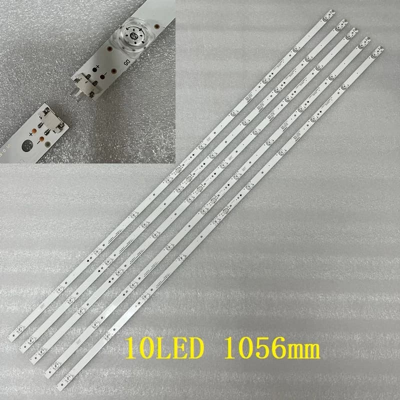 Striscia di retroilluminazione a LED 10LED per Hisense CRH-BK55S1U51S3030T05107BE 55H6E 55H7608 H55A6100 H55A6120 H55A6100UK H55A6200UK H55A6200