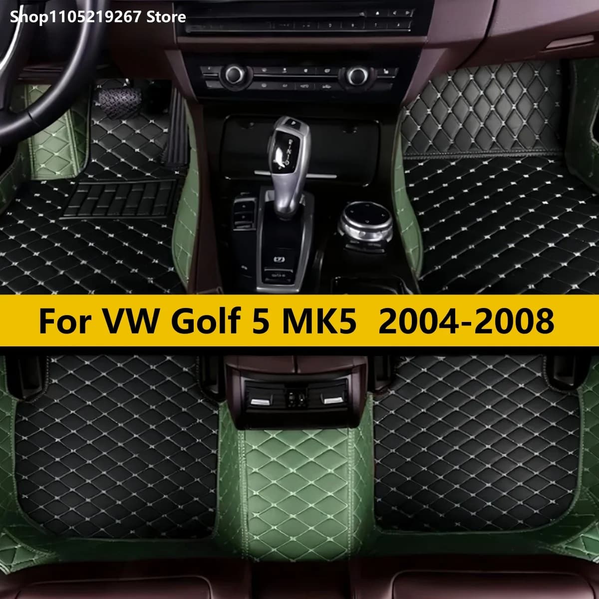 Tappetini per Auto VW Golf 5 MK5 2008 2007 2006 2005 2004, Tappeti e Accessori Interni Sostitutivi
