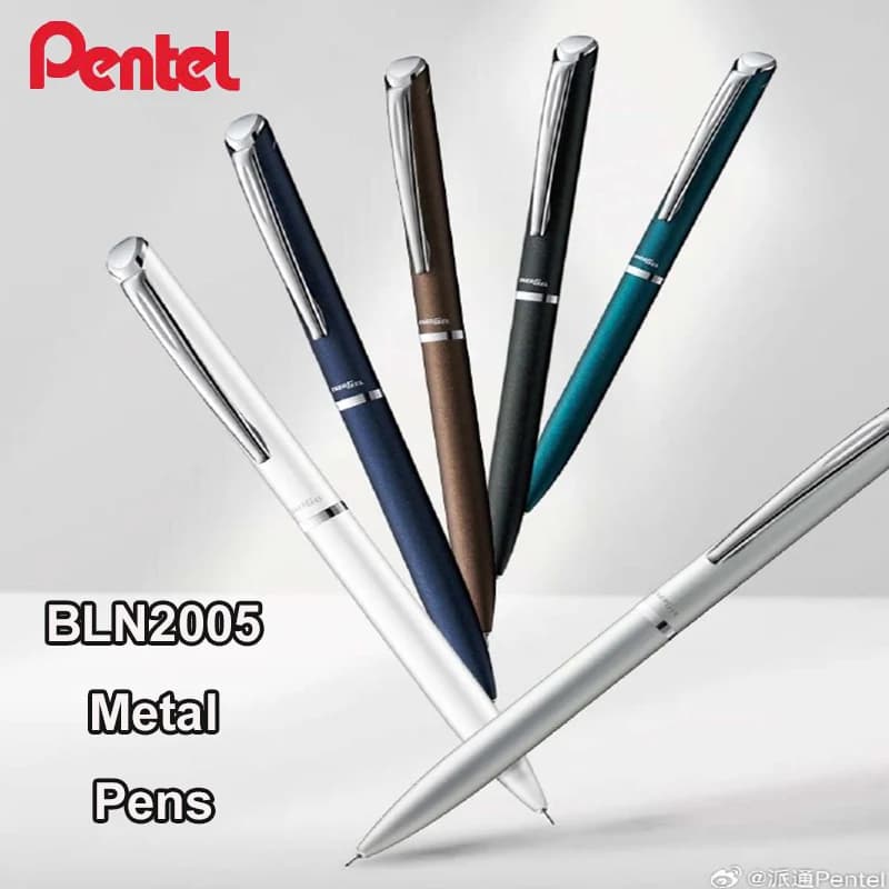 Pentel EnerGel Penne gel stile Inchiostro pigmentato ad asciugatura rapida Penne per scrittura di precisione Elegante barile multicolore per regali scolastici per ufficio