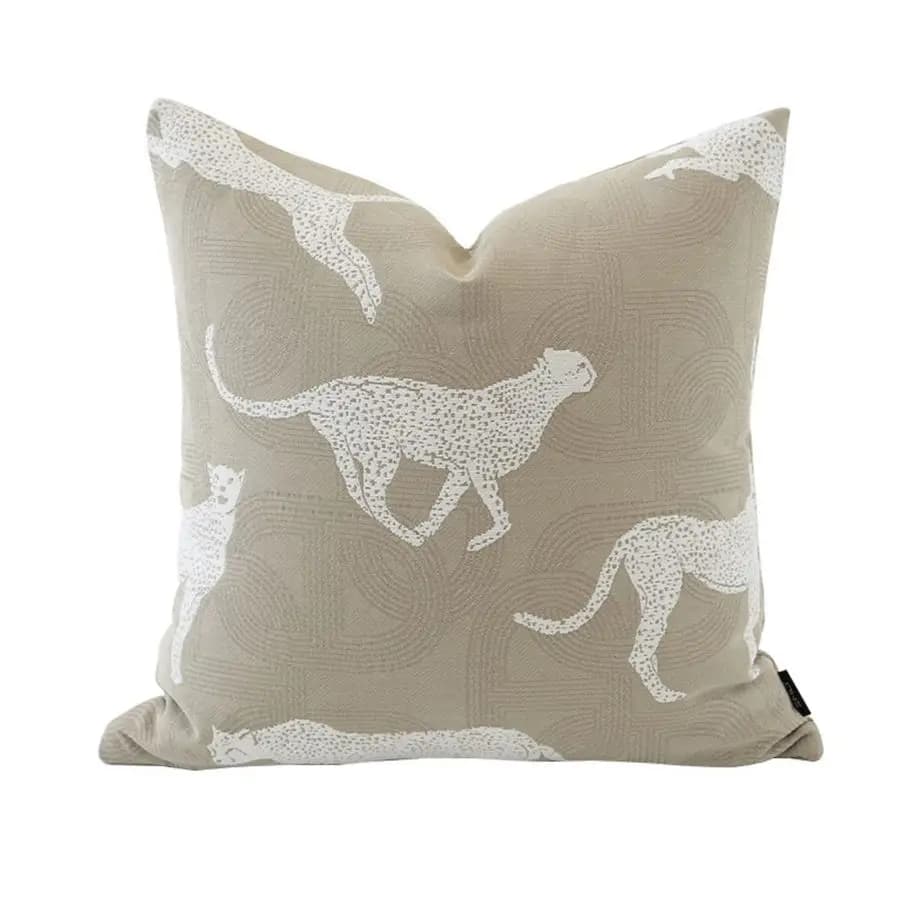 Fodera per cuscino da tiro in pollici, motivo leopardato, ciniglia, jacquard, stile lusso, divano, cuscino per soggiorno, camera da letto