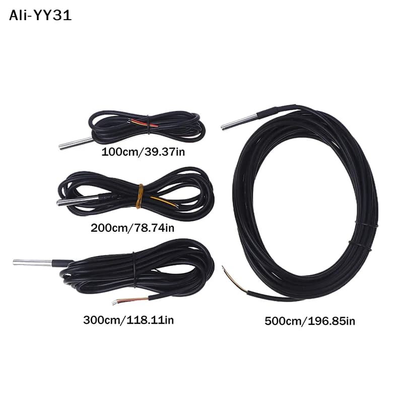 【An0】【AZ0】【HMA73】1PCS DS18B20 Sonda di temperatura impermeabile con filettatura in acciaio inossidabile per Arduino