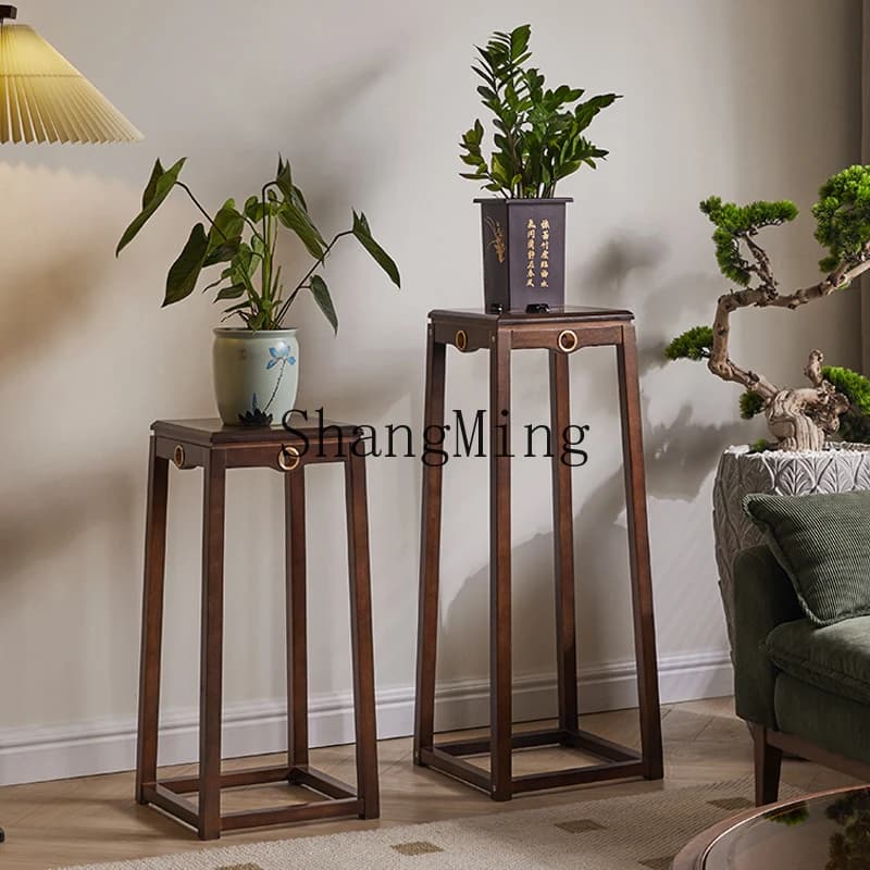 CL flower shelf living room floor-to-ceiling flower table decorative ornament display rack Chinese flower pot plant display
