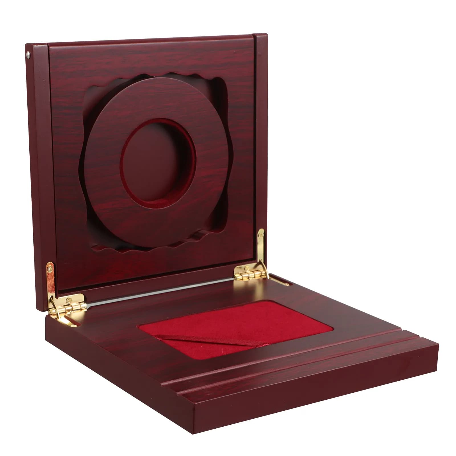 45mm Coin Organizer, Commemorative Coin Display Wooden Box With Hinged Lid, Display Case Holder For 45mm Medals Crafts, Gift Box