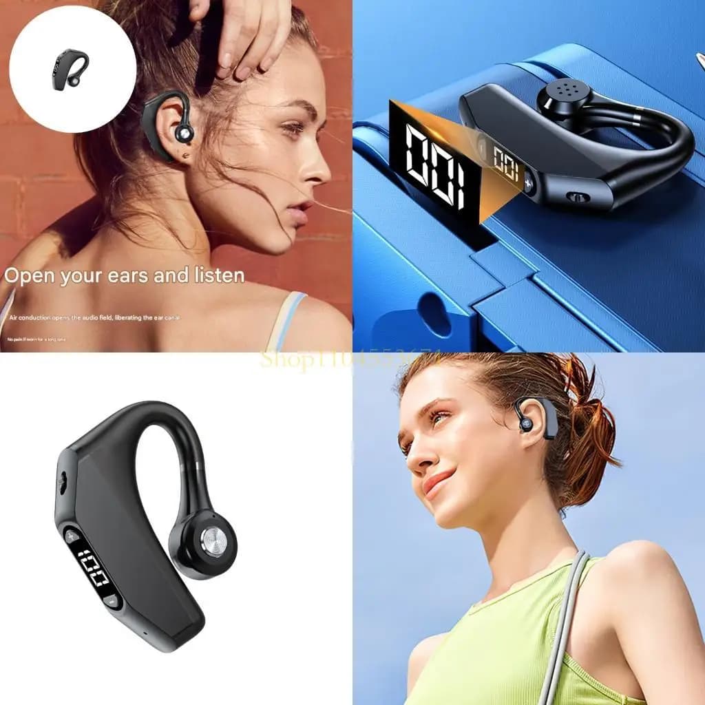 Best Seller Sport Wireless Earbuds Bluetooth-compatible Headphone Earphone with LED Display