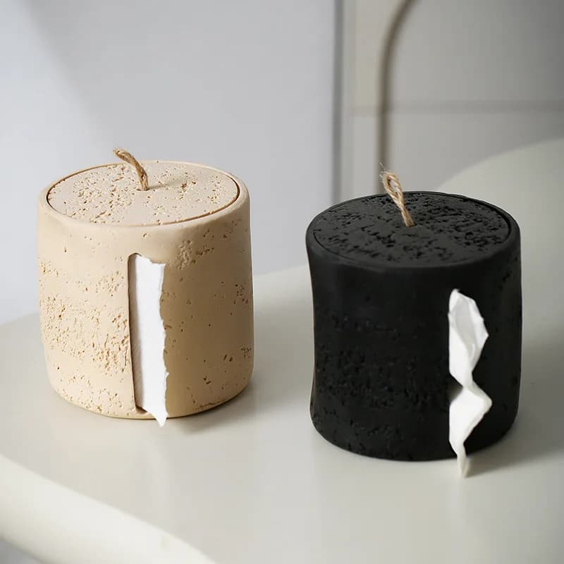 Custodia per carta igienica in rotolo di lusso Scatola per salviette estetiche ed elegante Custodia per fazzoletti semplice unica Organizzatore per fazzoletti da bagno da cucina
