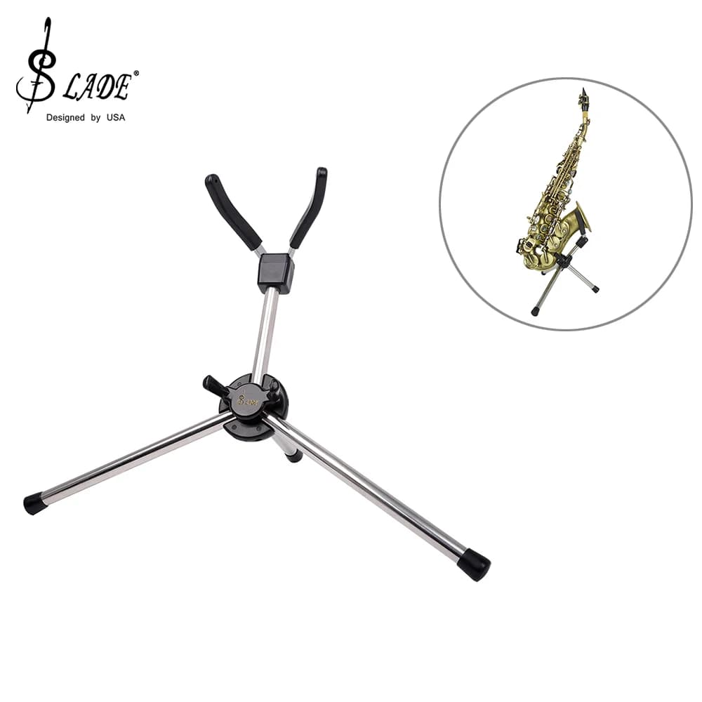 Support for saxophone SLADE for contralto tenor folding Soprano Sax support for tripod bracket for saxophone accessories for wind instruments