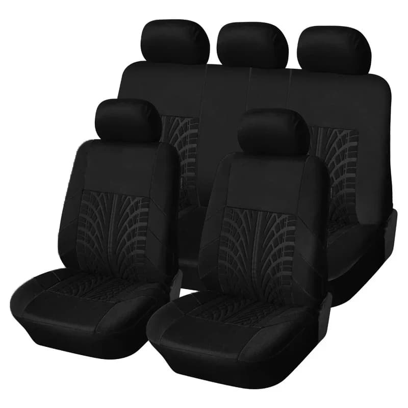 Coprisedile universale per auto da 5 pezzi Dettaglio pneumatici Coprisedili comodi e belli che proteggono il sedile Accessori per auto universali