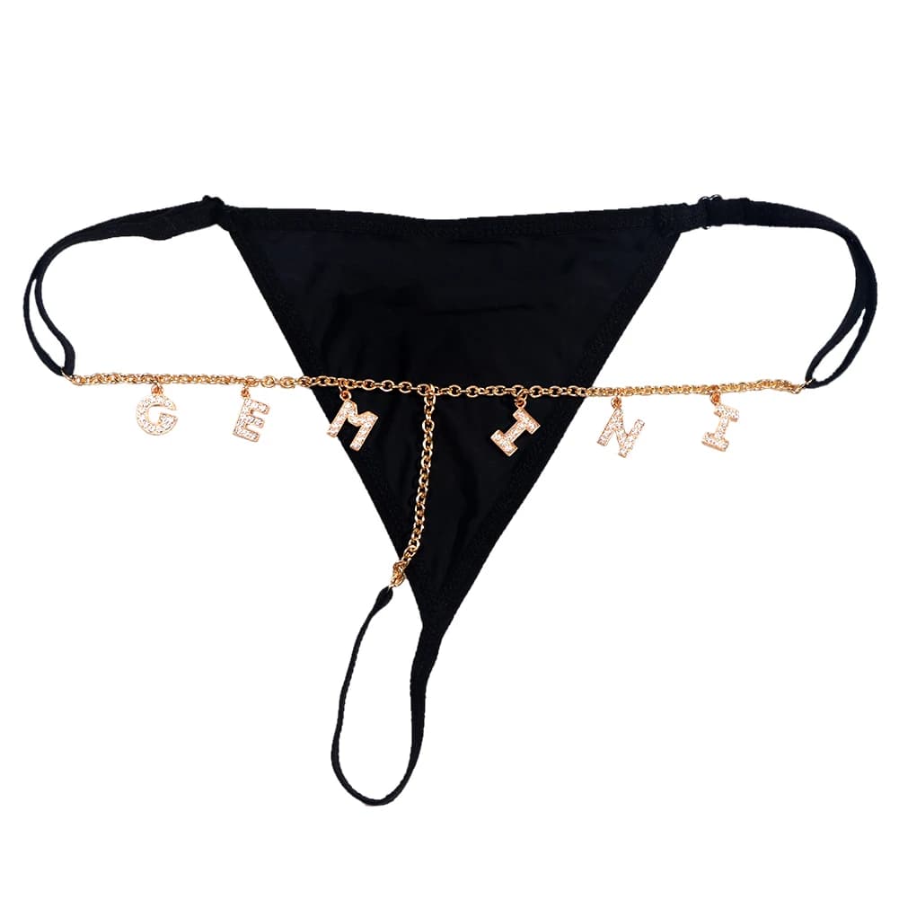 Letter Thong for Women Panties Sexy Women's Low Waist Underwear Solid Comfort Female Underpants Lingerie Adjustable