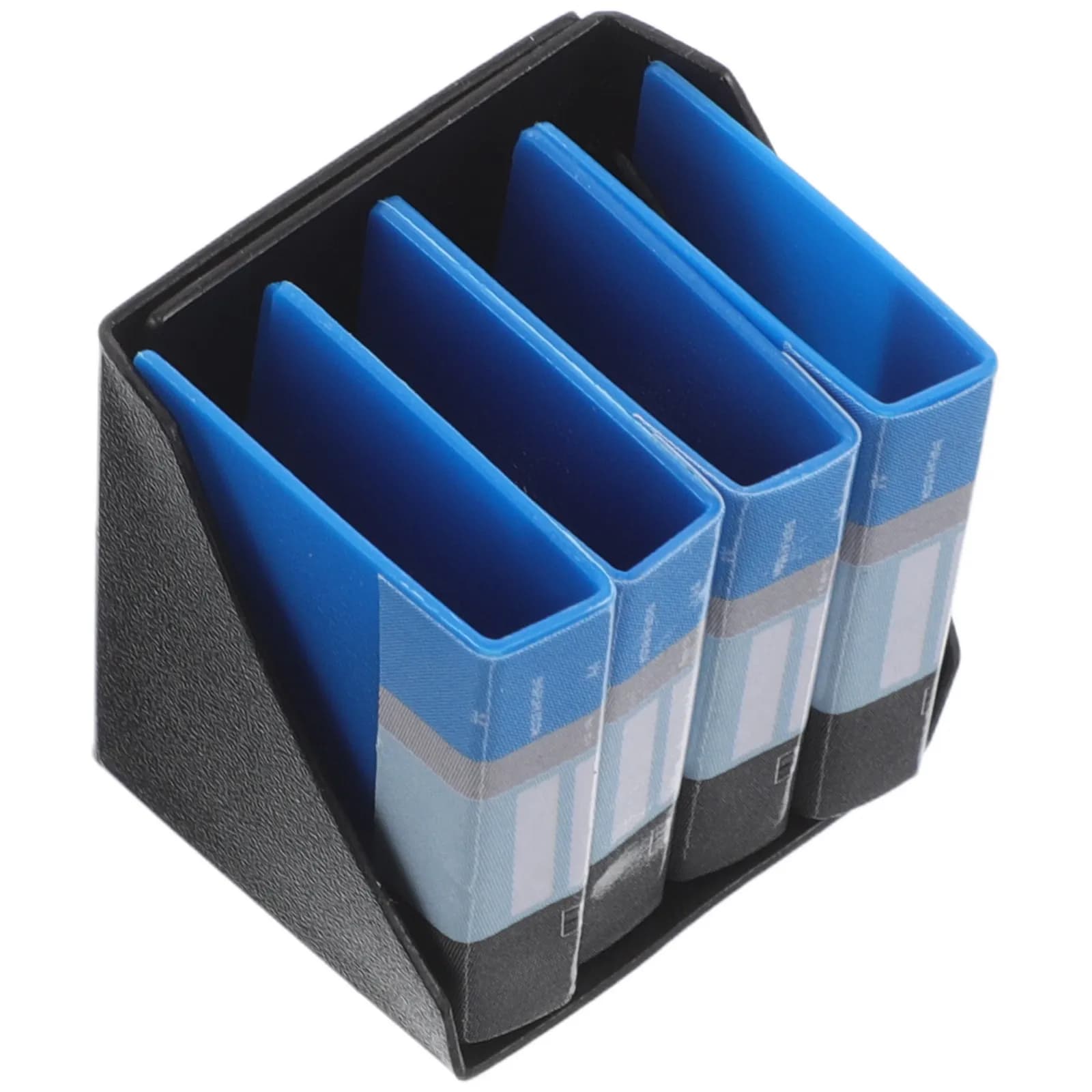 Set di Mini Cartelle Portadocumenti in Plastica, Piccoli Accessori per Ufficio per Scene Realistiche di Case delle Bambole, Kit Fai-da-Te per Case in Miniatura