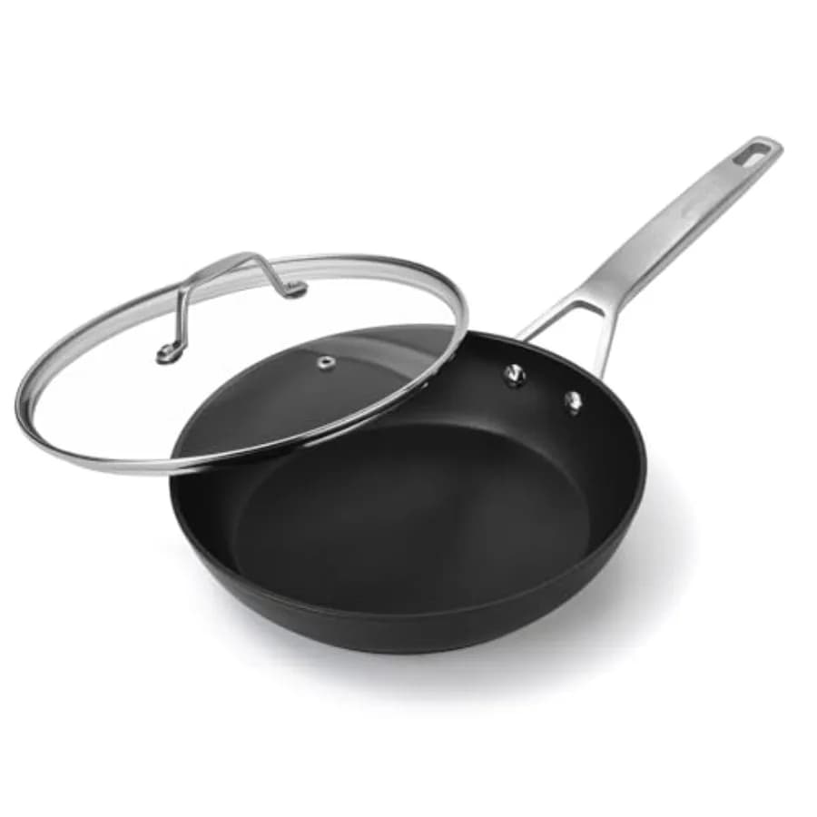 7 inch Small Egg Nonstick Frying Pan with Lid, Eggs Omelette Burnt also Non stick, Scratch-resistant, Induction Skillet, Oven S