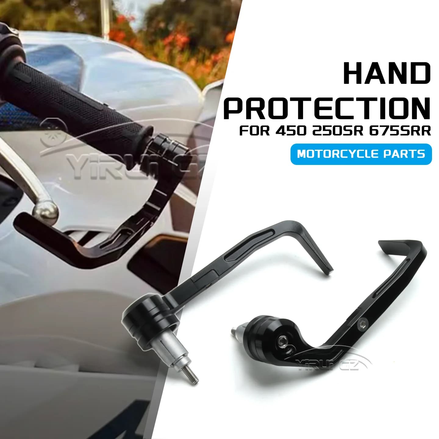 Protezione della mano del motociclo Protezione della leva del freno Protezioni manubrio universali in alluminio CNC da 7/8 "universali per CFMOTO 250 450SR 675SR-R