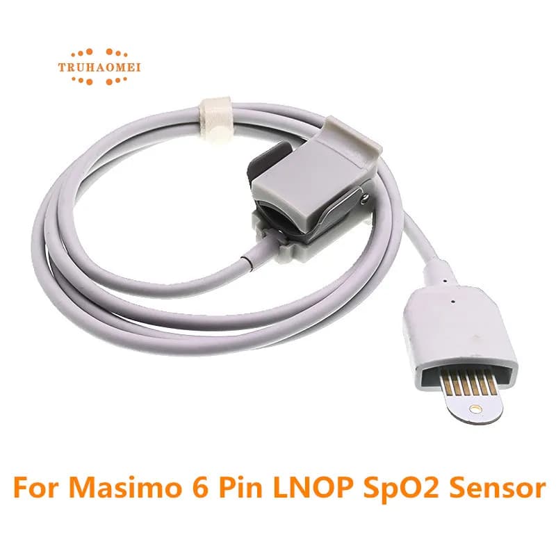6 Pin SpO2 Sensor For Monitor Redical LNOP DCI Adult Pediatric Neonatal Pulse Oximeter SAO2 Oxygen Probe