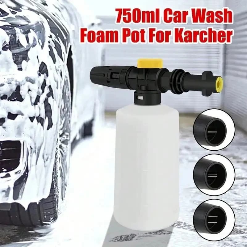 750ML Snow Foam Lance, Adjustable Foam Cannon Sprayer Nozzle for Karcher K2 K3 K4 K5 K6 K7 Car Pressure Washer