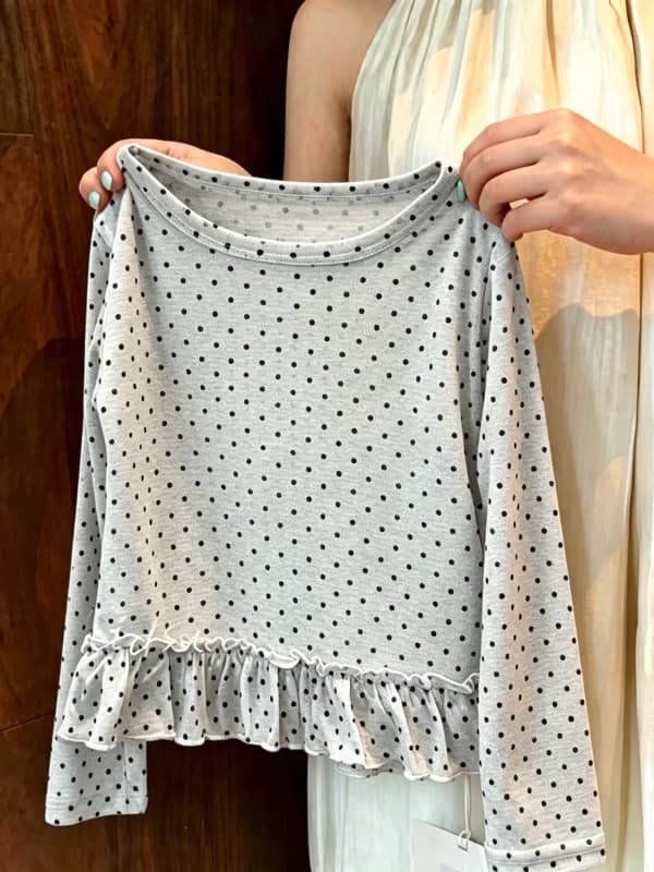 Girls' Ballet Style Long Sleeve T-Shirt Casual Slim Fit Base Shirt Trendy Autumn Fashion 2026 New Leisure Underwear