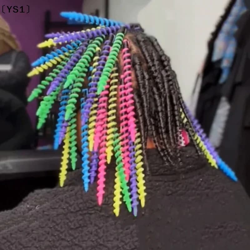 〔YS1〕Bastoncini a spirale in plastica per permanente senza calore, arricciacapelli per donna, bigodini a freddo per capelli ricci, barra per permanente a freddo, strumento per lo styling dei capelli da barbiere