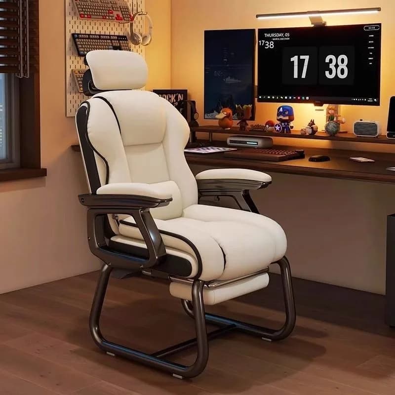 Sedia da ufficio per studio esecutivo Design di lusso ergonomico Sedia da ufficio da gioco Cuscino Comodo Cadeiras De Escritorio Mobili per la casa