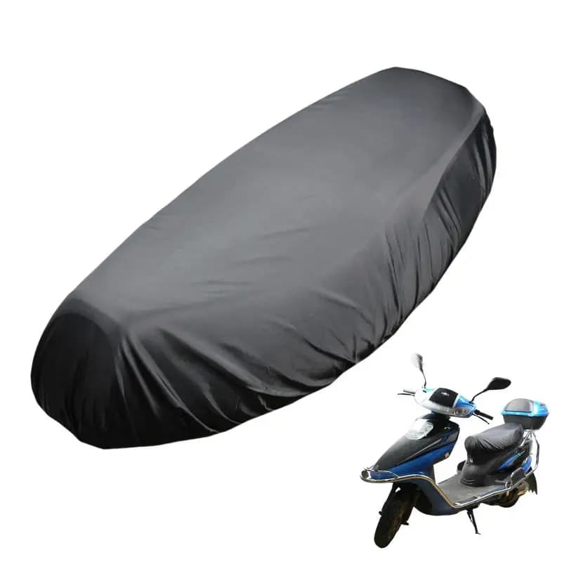 Motorcycle Rain Cover Universal Flexible Waterproof Cover Black 210D UV Sole Sown Protector Motorcycle Accessories