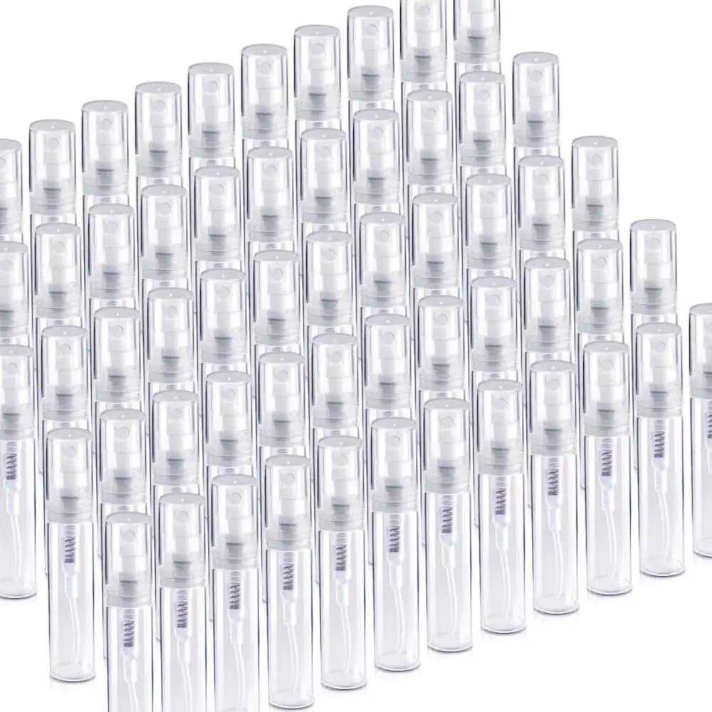 30 Pz 2 ml 3 ml 5 ml Mini Spray di Plastica Bottiglia Vuota Profumo di Fragranza Portatile Atomizzatore Contenitore di Nebbia Riutilizzabile per la Festa di Viaggio