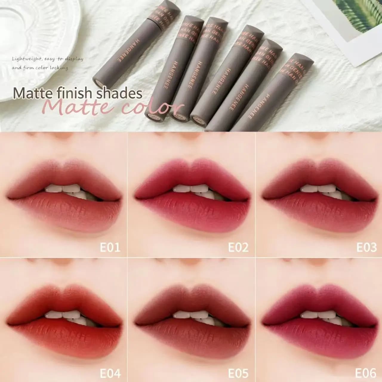 Matte Lip Gloss with a Dense and Silky Texture, It Hides Lip Lines, Long-Lasting, Creates a Charming Retro Lip Look