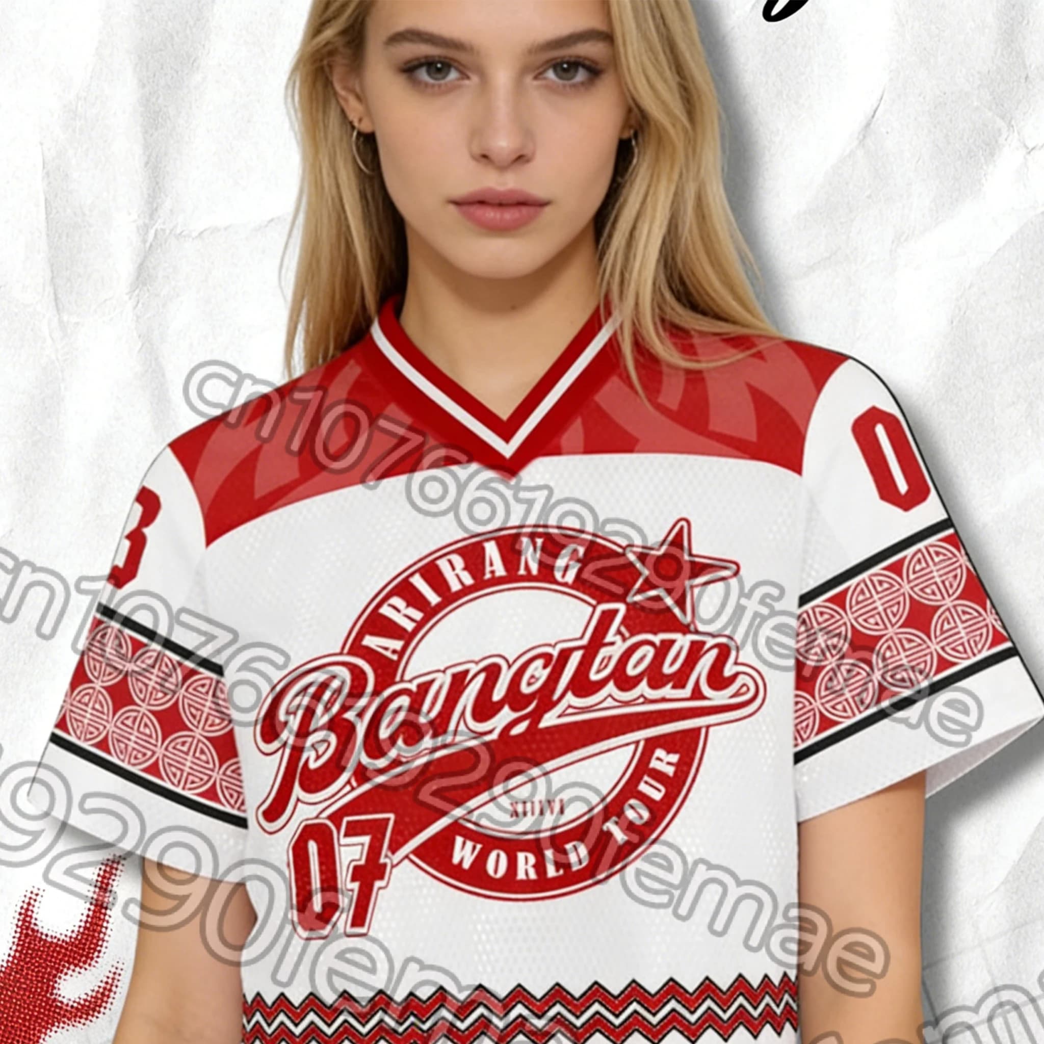 T-shirt KPOP Boy Group Debut Anniversary ARMY Number 07 con stampa per donna e ragazza, stile coreano, maglia estiva, abbigliamento sportivo