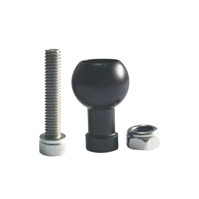 17mm/25.4mm Ball Head to M6 M8 M10 Screw Bracket Connector Motorcycle Sport Camera Mount Connector Motorcycle for GoPro Camera
