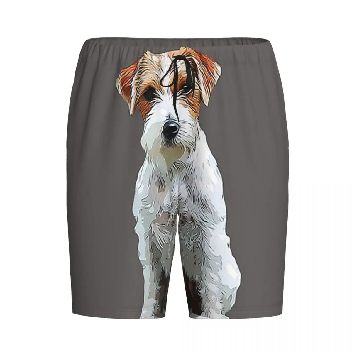 Custom Dog Jack Russell Terrier Rough Coat Shorts Sleeping Pants Men Pajama Pants Lounge Sleep Sleepwear Bottoms