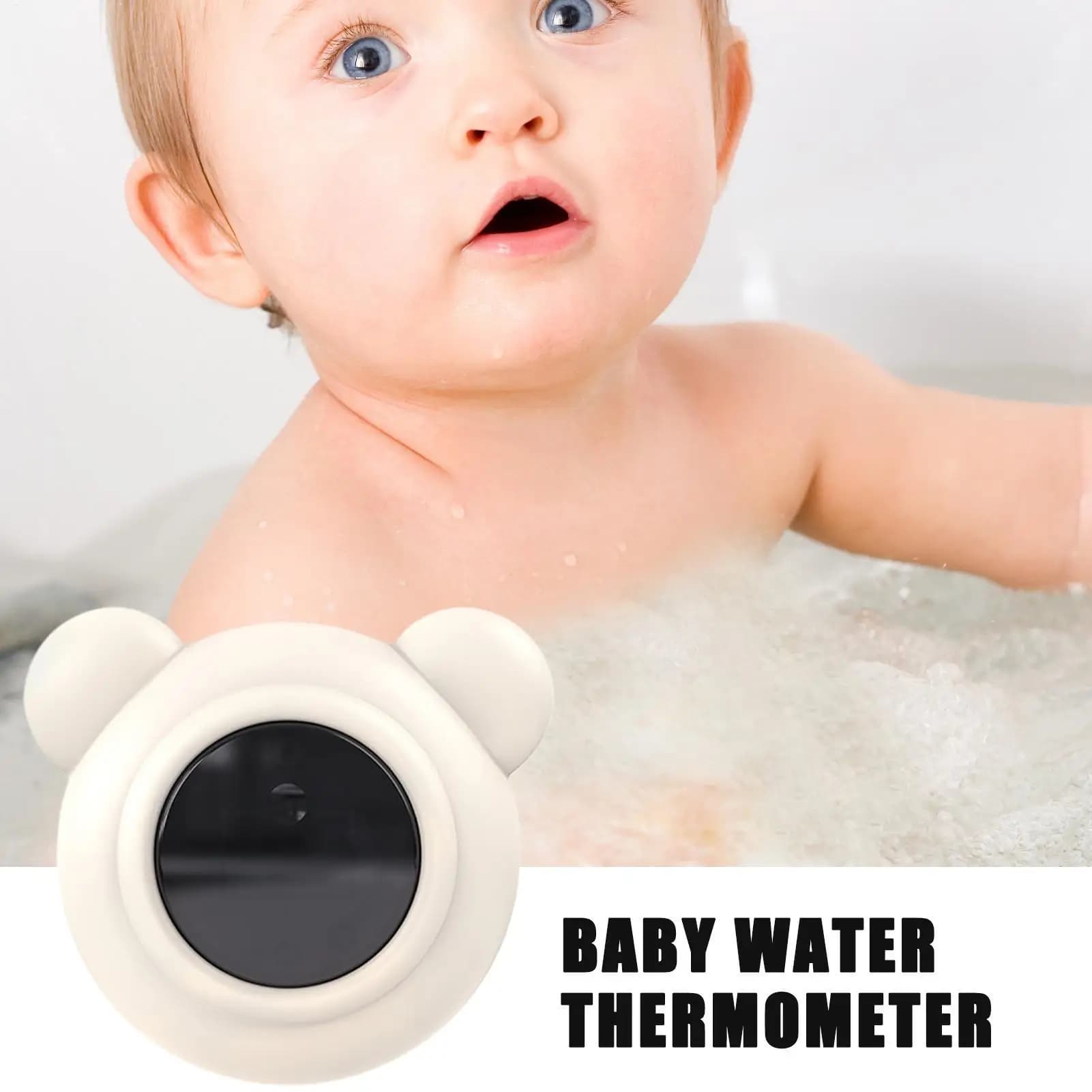 Termometro per il Bagno del Bambino con Controllo Touch, Display LED, Misuratore Digitale della Temperatura dell'Acqua a Forma di Cartone Animato
