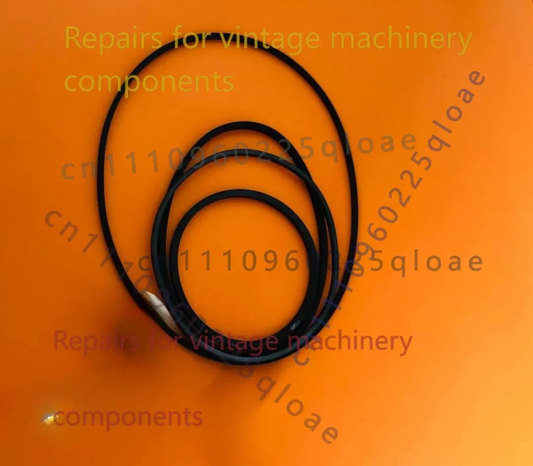 4Pcs Brand New Belt Kit (1Flat+3Square) For Sanyo M-4500 M-9930 M-9940 Boombox Cassette Recorder Mechanism Refurb Spare Parts