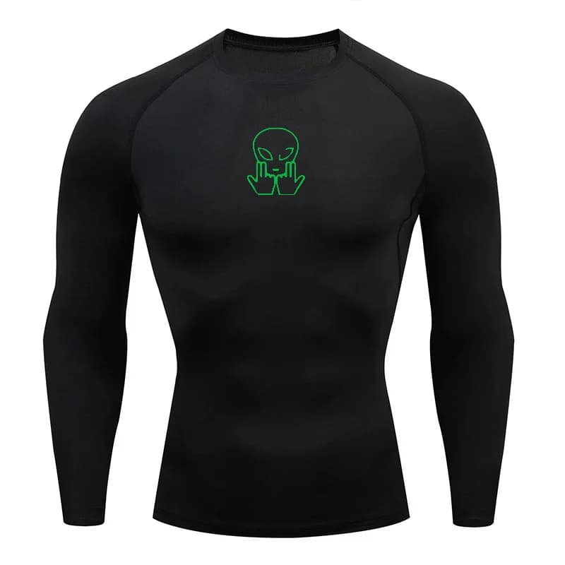Men's T-Shirt T-Shirt Running Compression T-Shirt Fitness Jogging Men's Casual Shirt Long Sleeved