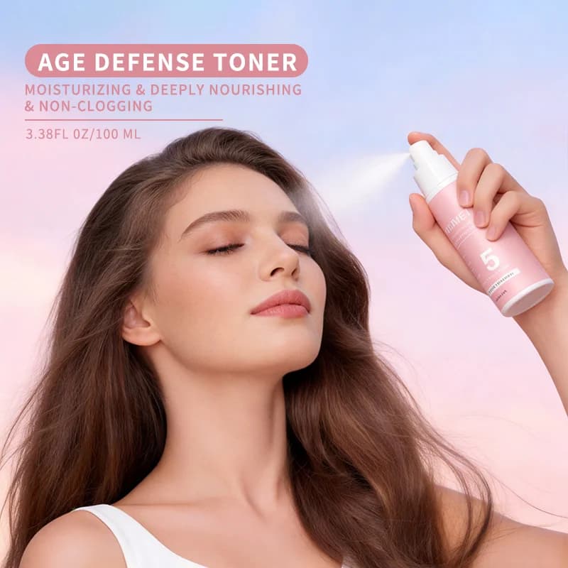 Set di 5 prodotti idratanti per la cura della pelle con acido ialuronico e niacinamide: siero per la cura della pelle, mousse detergente, crema viso, sapone fatto a mano, tonico.