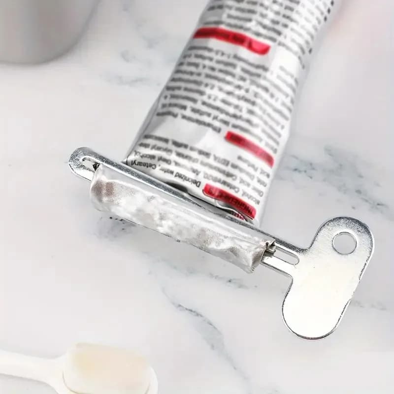Cast Iron Toothpaste Tube Squeezer, Manual Toothpaste Dispenser, Bathroom Accessories Metal Tube Wringer, No Power Required