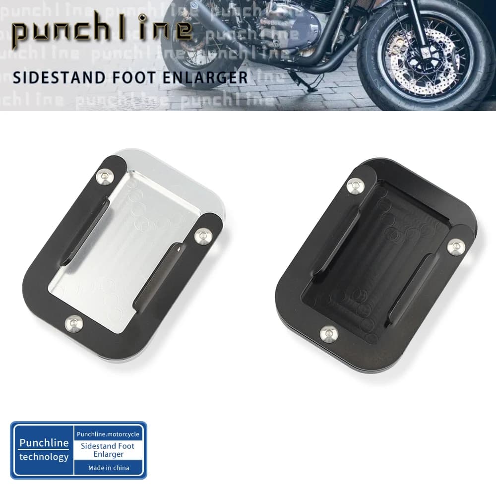 Per INTERCEPTOR 650 18-25, CONTINENTAL GT 650 GT650 19-25, Bear 650 25-26: Base di allargamento per cavalletto laterale