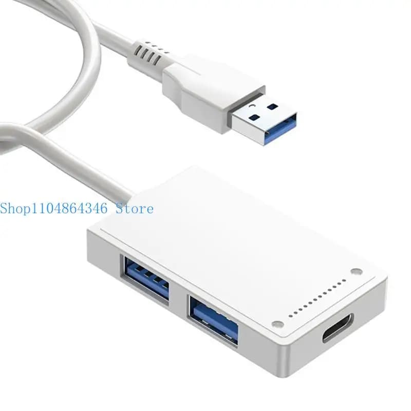 5ASD USB Hub Slitter USB 1 USB3.0 + 3USB2.0 Porta perfetta per l'adattatore ricarica del disco rigido per laptop per computer