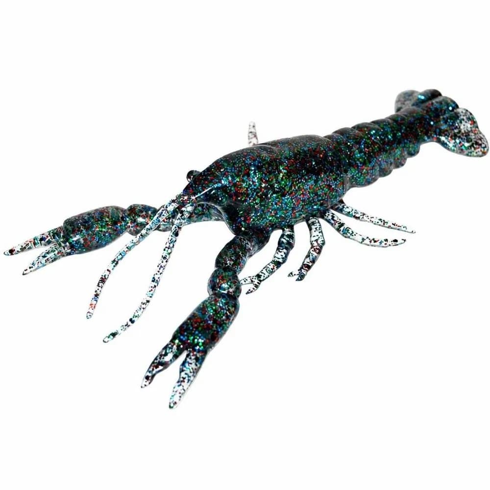 3PCS Lifelike 12cm 19g Crawfish Bait Soft 3 Colors Shrimp Lure PVC Artificial Swimbait Freshwater Fishing