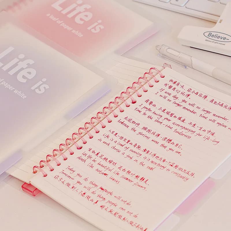 Diario A5 B5 Raccoglitore a fogli mobili Notebook Copertina interna Quaderno Diario Planner Forniture di cancelleria per ufficio